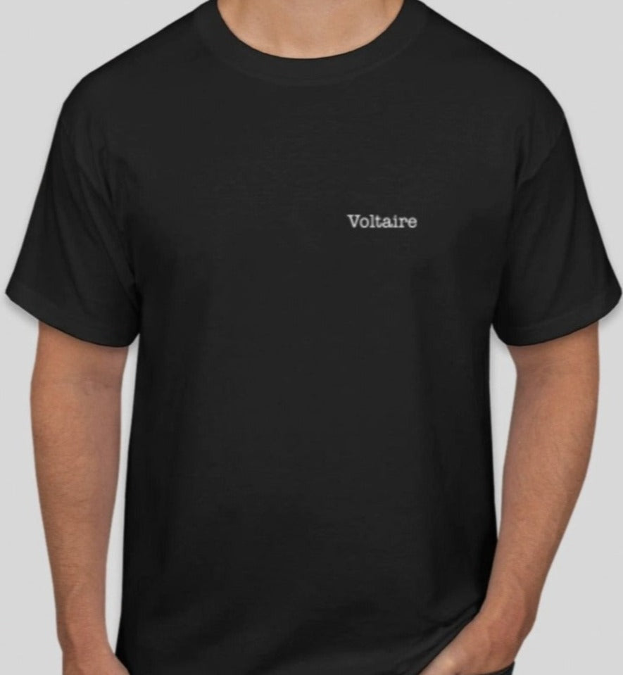 Voltaire Unisex T Shirt Black